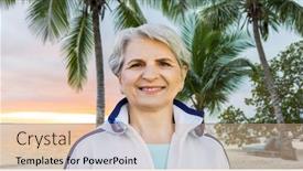  Presentation with polynesia - Presentation consisting of fitness-sport-and-healthy-lifestyle background and a lemonade colored foreground