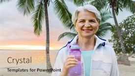  Presentation with polynesia - Presentation theme with fitness-sport-and-healthy-lifestyle background and a lemonade colored foreground