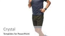  Presentation with healthy lifestyle - Presentation featuring fitness-sport-and-healthy-lifestyle background and a  colored foreground