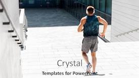  Presentation with lifestyle - Amazing PPT layouts having fitness-sport-training-and-lifestyle backdrop and a white colored foreground