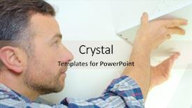  Presentation with storage - Slide deck consisting of fitting-kitchen-storage-unit background and a coral colored foreground