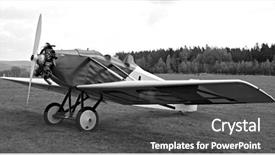  Presentation with czech republic - Colorful slide deck enhanced with five forces - historic plane avia bh 5 backdrop and a  colored foreground