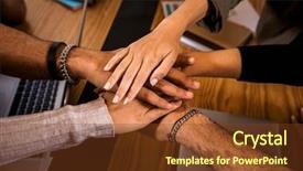  Presentation with final - Theme featuring five forces - students getting ready for final background and a tawny brown colored foreground