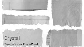  Presentation with torn paper - Amazing presentation having torn paper on plain backdrop and a light gray colored foreground