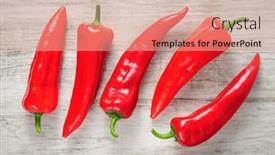  Presentation with sweet - Audience pleasing presentation theme consisting of five-ripe-sweet-red-kapia backdrop and a coral colored foreground