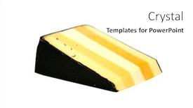  Presentation with territories - Slide deck with five-territories-cheese-wedge-double background and a white colored foreground