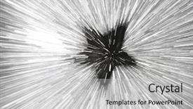 Presentation with black abstract - Cool new theme with five unique shapes - abstract speed effect black star backdrop and a light gray colored foreground