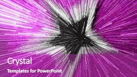  Presentation with silver abstract - Audience pleasing slide deck consisting of five unique shapes - abstract speed effect black backdrop and a  colored foreground