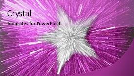  Presentation with silver abstract - Cool new PPT layouts with five unique shapes - abstract speed effect silver star backdrop and a lilac colored foreground