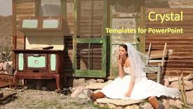  Presentation with smoking - PPT layouts featuring fixer upper - bummed out smoking bride background and a tawny brown colored foreground