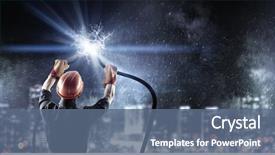  Presentation with cut - Presentation theme having fixing electricity cut background and a ocean colored foreground