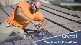  Presentation with electrical engineer solar - Amazing presentation design having flower daphne poisonous plant growing backdrop and a tawny brown colored foreground