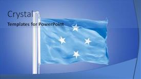  Presentation with states - Beautiful slide deck featuring flag-federated-states-of-micronesia backdrop and a teal colored foreground