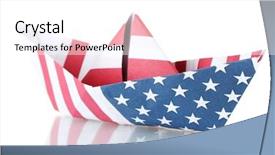  Presentation with ship - Amazing presentation theme having isolated on white columbus day backdrop and a white colored foreground