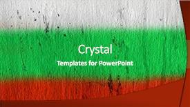  Presentation with flag - Theme featuring flag of bulgaria background and a  colored foreground