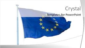  Presentation with european union - PPT theme enhanced with flag-of-european-union background and a white colored foreground
