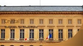  Presentation with france flag - Presentation featuring flag-of-france-in-metz background and a gold colored foreground