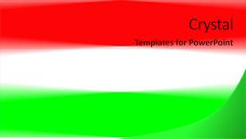  Presentation with hungary - Theme with flag of hungary background and a red colored foreground