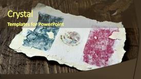  Presentation with mexico flag - Slide set enhanced with flag of mexico background and a tawny brown colored foreground