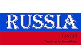  Presentation with russian - Slides featuring kgb - flag of russian federation background and a crimson colored foreground