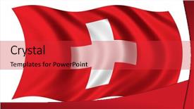  Presentation with switzerland - Amazing presentation theme having flag of switzerland backdrop and a red colored foreground