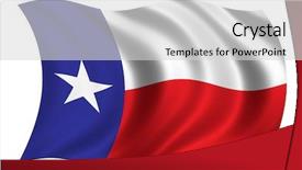  Presentation with texas flag - Amazing slide set having flag of texas backdrop and a light gray colored foreground
