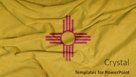  Presentation with wind - Cool new presentation theme with flag-of-the-american-state backdrop and a gold colored foreground