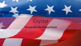  Presentation with states - PPT theme with flag-of-the-united-states background and a red colored foreground