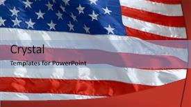  Presentation with united states and flag and eagle - Cool new PPT layouts with flag of the united states backdrop and a light blue colored foreground