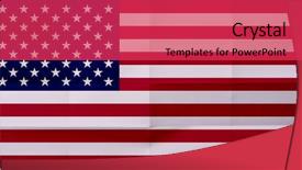  Presentation with united states flag - Amazing presentation having flag of the united states backdrop and a red colored foreground