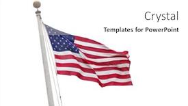  Presentation with usa flag - Beautiful PPT theme featuring flag-of-the-usa-isolated backdrop and a white colored foreground