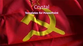  Presentation with soviet - Cool new theme with flag union of soviet socialist republics ussr backdrop and a crimson colored foreground