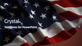  Presentation with usa flag and energy - Slide set with vintage retro futuristic - flag usa background background and a  colored foreground