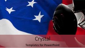  Presentation with stars stripes - Slides featuring flag with stars and stripes background and a red colored foreground