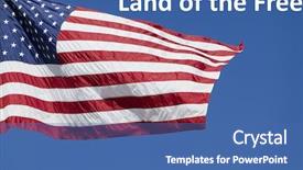  Presentation with free romania flag - Beautiful theme featuring flag with text saying land backdrop and a  colored foreground