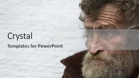  Presentation with close up of bartender - Beautiful theme featuring flagelo - hobo in close up backdrop and a  colored foreground