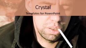  Presentation with homeless - Slide deck consisting of flagelo - homeless background and a coral colored foreground