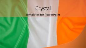  Presentation with flags of the lgbt community - Presentation enhanced with flags of republic of ireland background and a  colored foreground