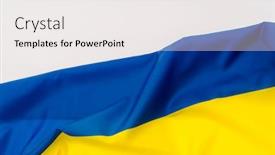  Presentation with ukraine - Colorful slides enhanced with flags-of-ukraine backdrop and a white colored foreground