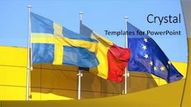 Presentation with belgium - Amazing slide deck having flags-sweden belgium eu backdrop and a  colored foreground