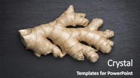  Presentation with dark blue black slate - Beautiful theme featuring flagstone - ginger isolated on dark grey backdrop and a dark gray colored foreground