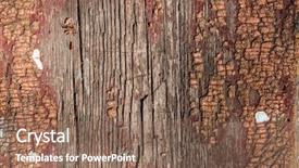  Presentation with old wood planks - Audience pleasing PPT layouts consisting of flakes - old painted wood planks texture backdrop and a violet colored foreground