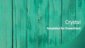  Presentation with old wood planks - Audience pleasing slide deck consisting of flakes - old painted wood planks texture backdrop and a  colored foreground