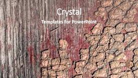  Presentation with old wood planks - PPT theme featuring flakes - old painted wood planks texture background and a  colored foreground