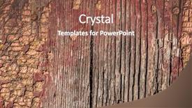  Presentation with old wood planks - Slide deck enhanced with flakes - old painted wood planks texture background and a  colored foreground