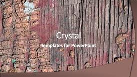  Presentation with old wood planks - Slide set consisting of flakes - old painted wood planks texture background and a  colored foreground