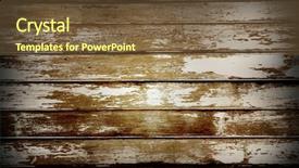  Presentation with closeup of a paper boat - Amazing presentation design having flaking paint on boards backdrop and a tawny brown colored foreground