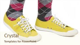  Presentation with purple teal yellow pink and orange - Cool new slides with flamboyant combination of flashy bright backdrop and a cream colored foreground