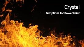  Presentation with pentecost red flame - Colorful PPT layouts enhanced with flame background backdrop and a black colored foreground