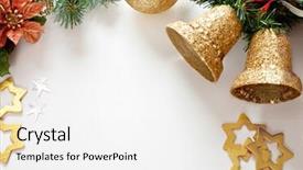  Presentation with flame - Amazing theme having flame border - christmas decorations backdrop and a white colored foreground